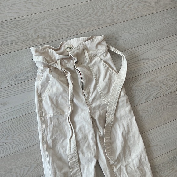 ALICE AND OLIVIA CARGO PANTS WAIST TIE 0 Belted - Picture 2 of 7